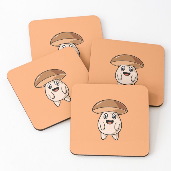 Item preview, Japanese Matsutake Mushroom smiling illustration designed and sold by cubbone.