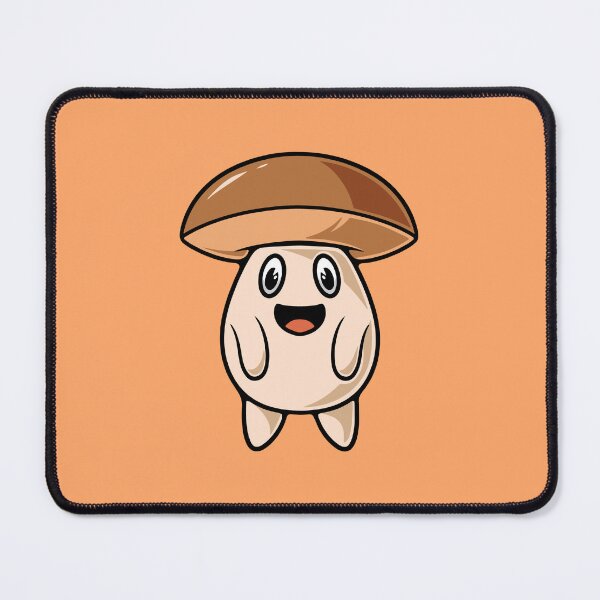 Item preview, Japanese Matsutake Mushroom smiling illustration designed and sold by cubbone.