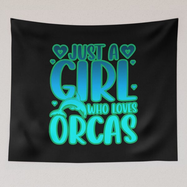 Item preview, just a girl who loves orcas #2 designed and sold by creativerooney.
