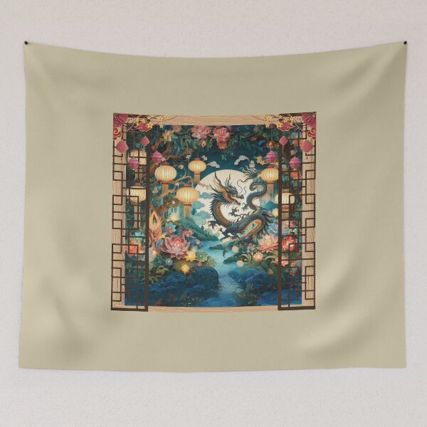 Item preview, Fantasy Dragon zodiac ushering New Year (silvergoldvisionary) designed and sold by SGVisionary.