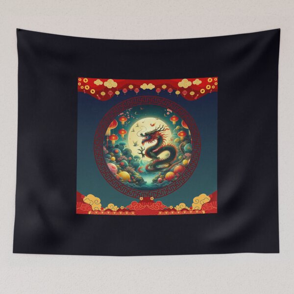 Item preview, Fantasy Dragon zodiac ushering New Year (silvergoldvisionary) designed and sold by SGVisionary.