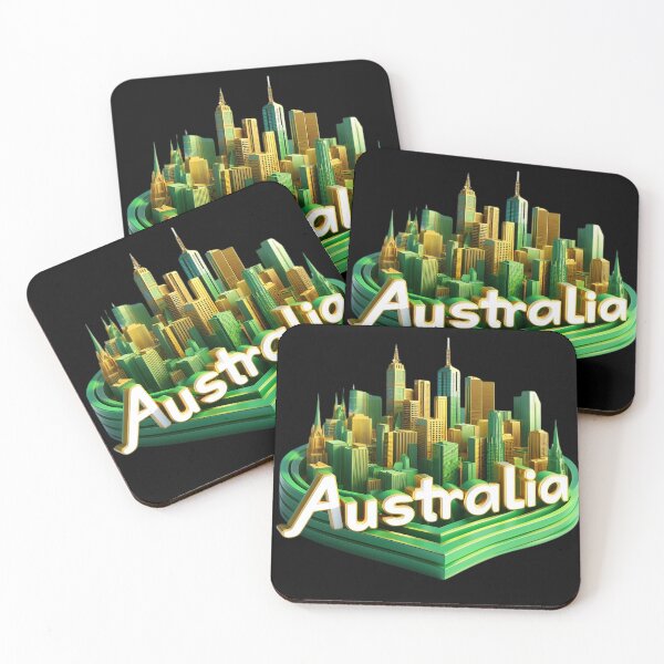 Item preview, AUSTRALIA - GREEN, GOLD AND GROUSE! designed and sold by Takin-Thepiss.
