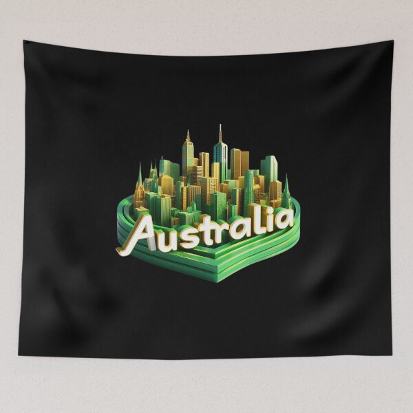 Item preview, AUSTRALIA - GREEN, GOLD AND GROUSE! designed and sold by Takin-Thepiss.