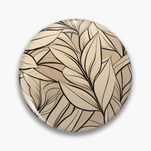 Item preview, Earthen Elegance: Beige-Toned Leaves designed and sold by RipollDesigns.