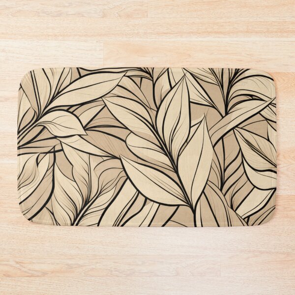 Item preview, Earthen Elegance: Beige-Toned Leaves designed and sold by RipollDesigns.