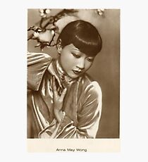 Anna May Wong Film Actress Vintage Portrait Photographic Print