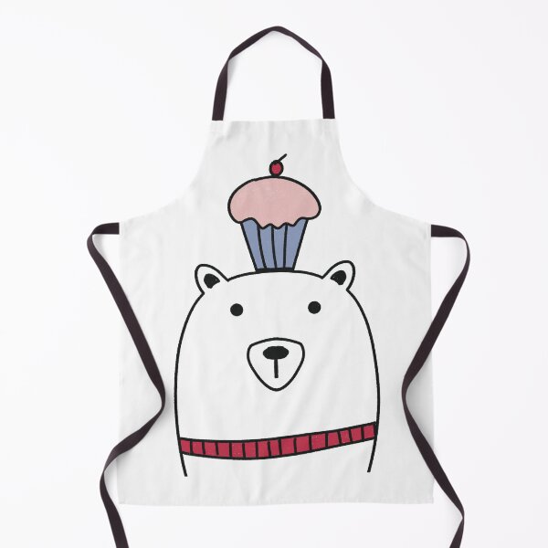 Item preview, Polar Bear with cupcake designed and sold by DiyaNikki.