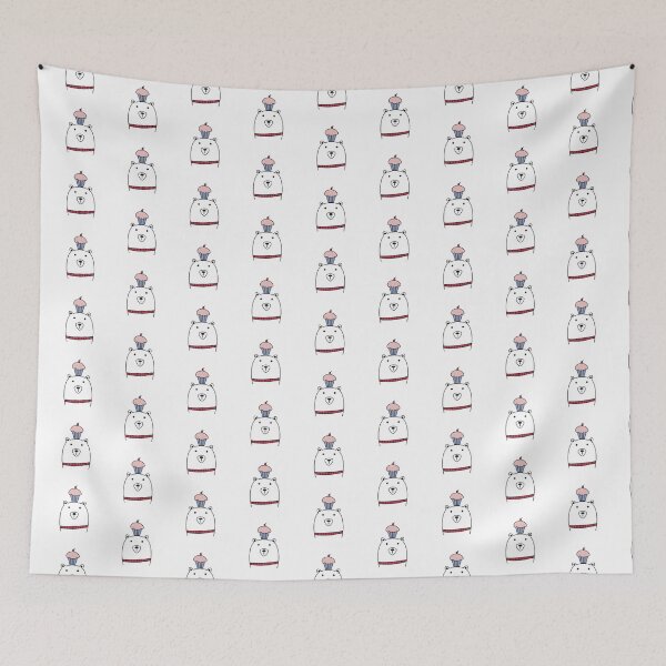 Artikelvorschau, Eisbär mit Cupcake entworfen und verkauft von DiyaNikki.