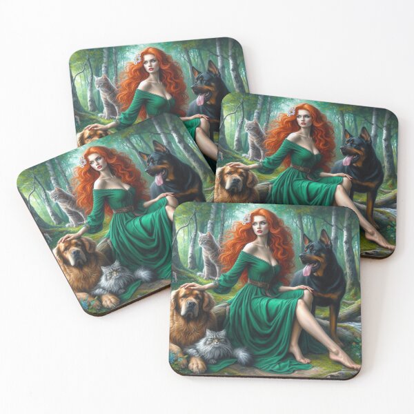 Item preview, Freya Wild Woman of the Woods designed and sold by hexhutch.