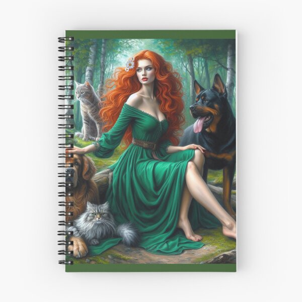 Item preview, Freya Wild Woman of the Woods designed and sold by hexhutch.