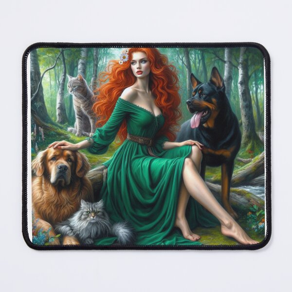 Item preview, Freya Wild Woman of the Woods designed and sold by hexhutch.