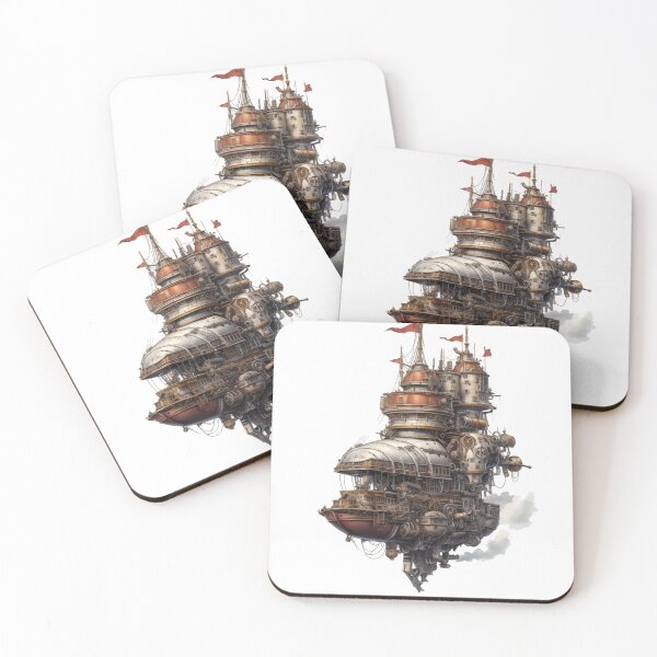 Item preview, Steam Punk Sky Ship on the roll designed and sold by Sp3ctrumOfColor.