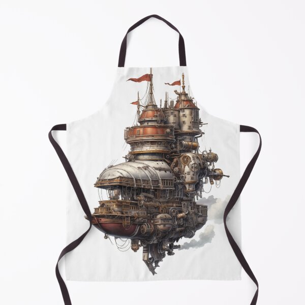 Aperçu de l'œuvre Steam Punk Sky Ship en route créée et vendue par Sp3ctrumOfColor.