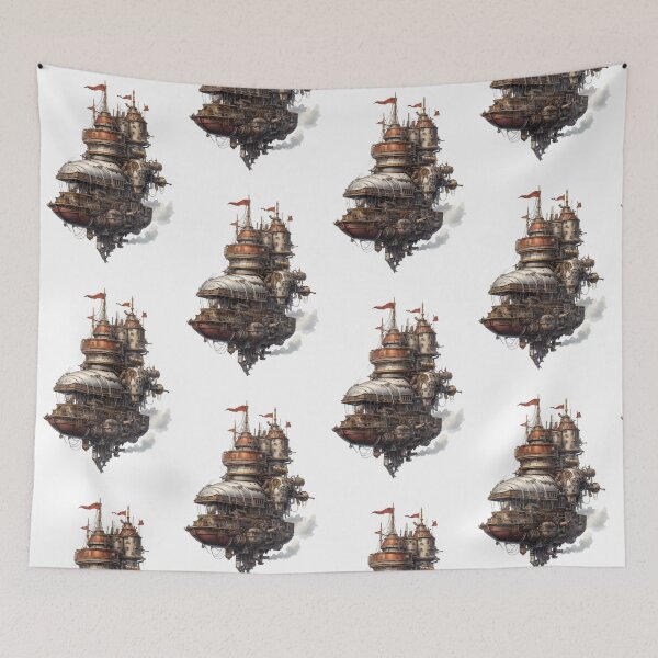 Item preview, Steam Punk Sky Ship on the roll designed and sold by Sp3ctrumOfColor.
