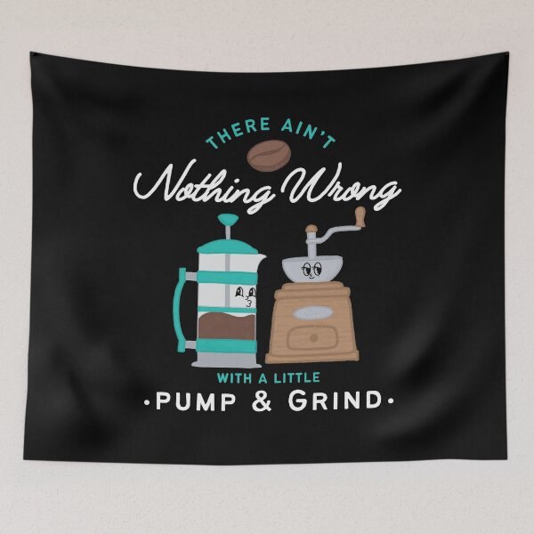 Item preview, Coffee Lover Pump and Grind designed and sold by JillyBDesigns.