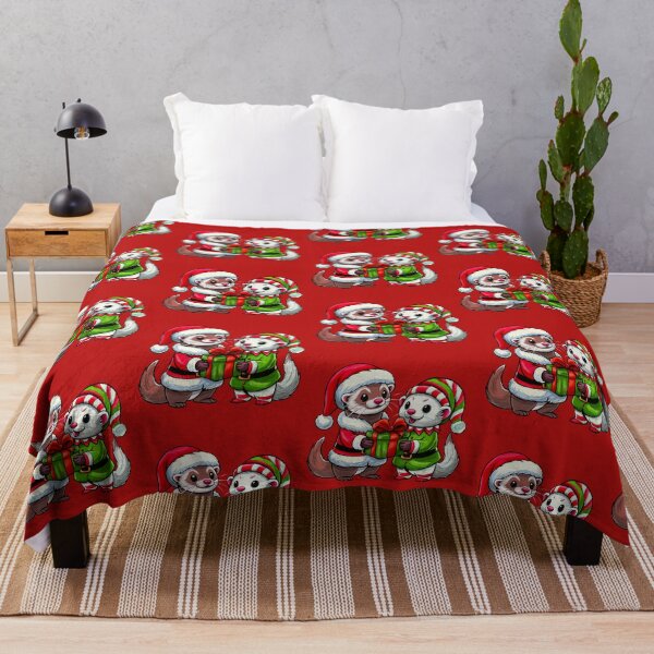 Item preview, A Very Ferret Christmas designed and sold by Ghost on Toast.