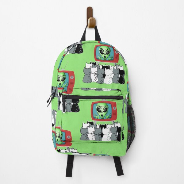 Item preview, Alien TV - Here For The Cats, Funny Alien designed and sold by abeautifulife.