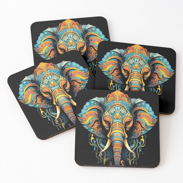 Item preview, elephant totem design stylize 300dpi designed and sold by SOPIZiLA.