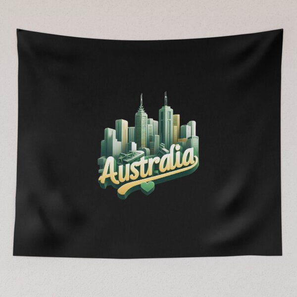 Item preview,  AUSTRALIA - GREEN, GOLD AND GROUSE! II designed and sold by Takin-Thepiss.