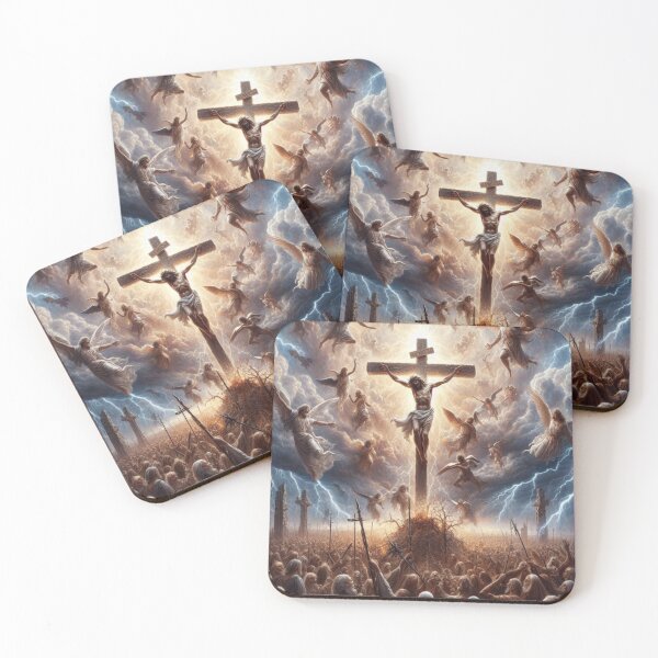 Item preview, Crucified Lord: Embracing Sacrifice, Inspiring Redemption designed and sold by MysticOzzy.