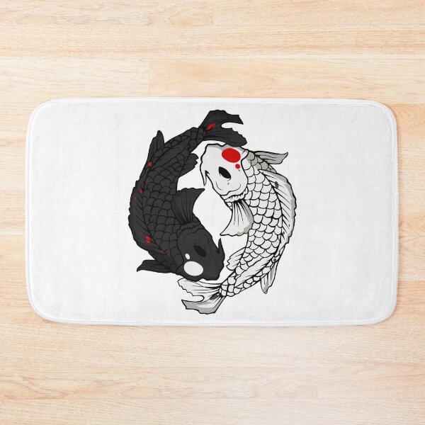 Item preview, Yin Yang Koi Fish - Black and White designed and sold by Israelbeck7.