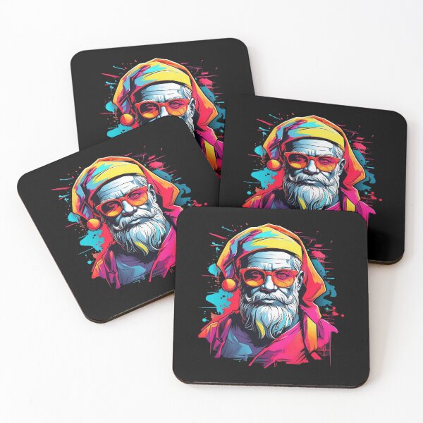Item preview, Joyful Hues of Christmas: A Colorful Santa Celebration designed and sold by WantStore.