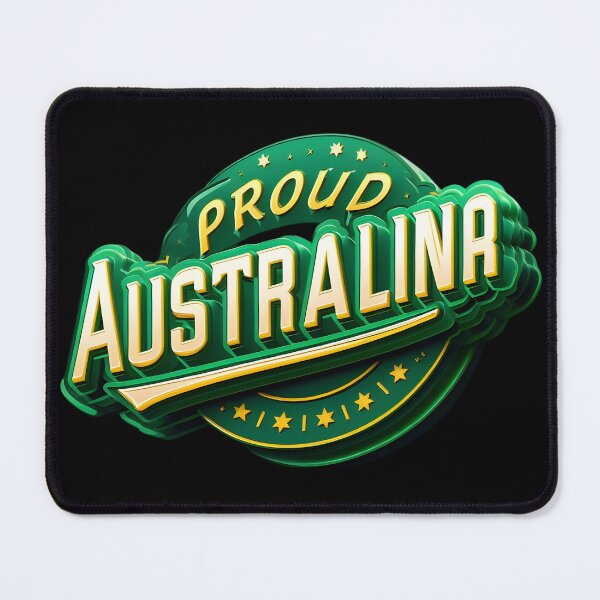 Item preview, PROUD AUSTRALINA - GREEN, GOLD AND GROUSE! designed and sold by Takin-Thepiss.