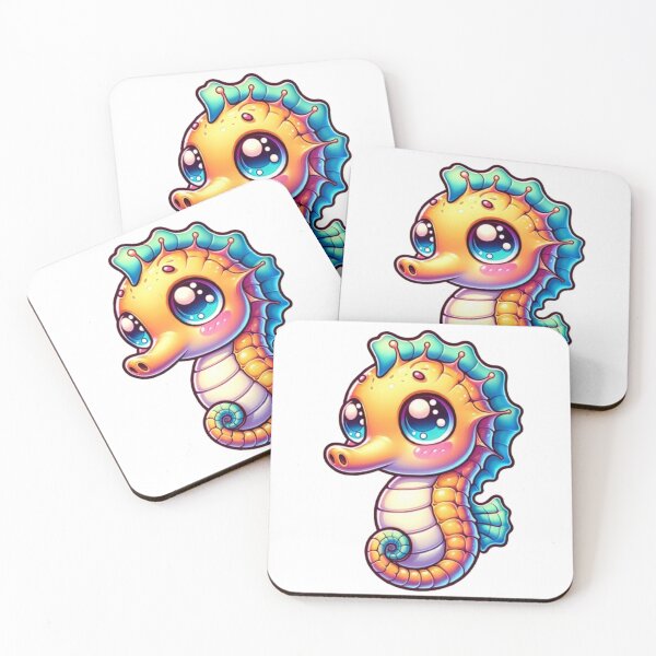 Item preview, Shyly Expressive Kawaii Seahorse designed and sold by lAnJefurtifeu.