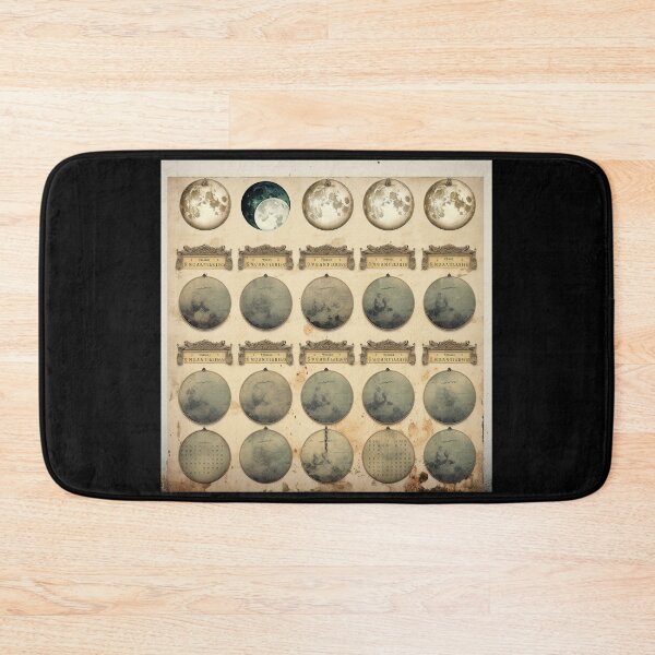 Item preview, Retro Lunar Lore - Vintage Moon Phases Calendar designed and sold by Silver Medal.