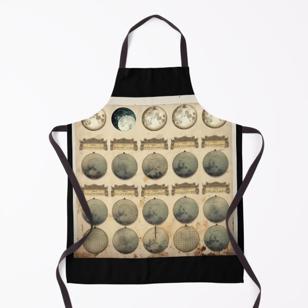 Item preview, Retro Lunar Lore - Vintage Moon Phases Calendar designed and sold by Silver Medal.