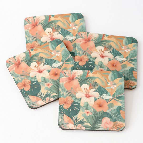 Item preview, Summer Nostalgia Retro Floral Delight designed and sold by Tamas Das.
