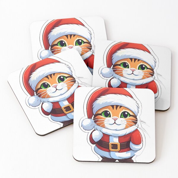 Item preview, Cute Orange Cat Santa designed and sold by justasimpleguy.