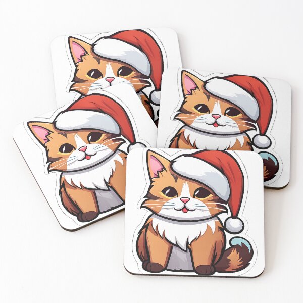 Artikelvorschau, Niedliche orangefarbene Katzenweihnachten entworfen und verkauft von justasimpleguy.