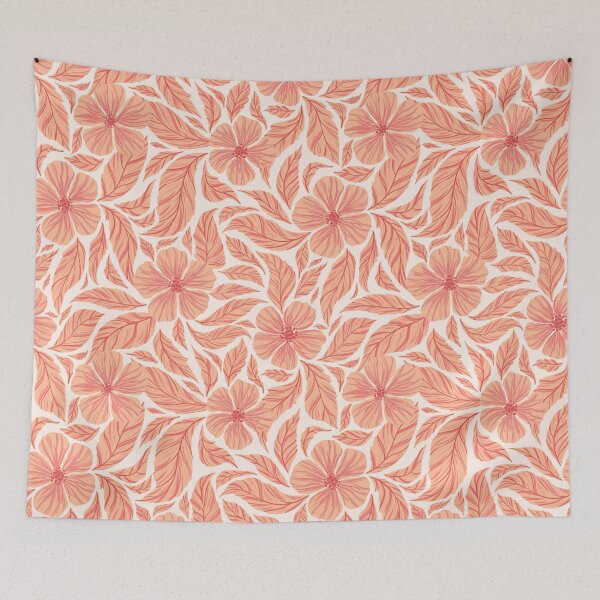 Item preview, Peach Fuzz Flowers: Pantone Colour of 2024 designed and sold by rnmarts.