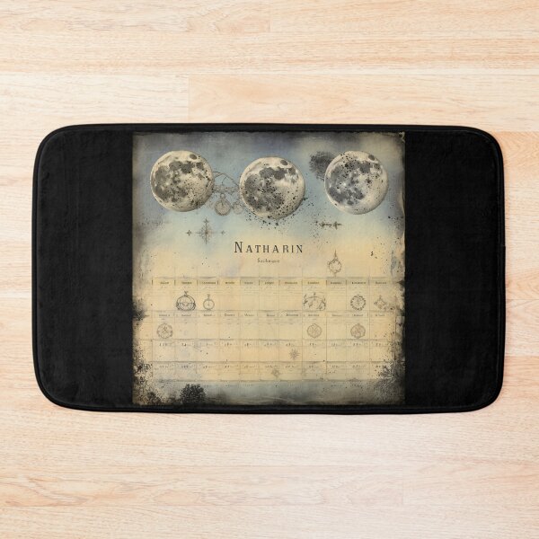 Item preview, Antique Lunar Cycle - Chic Vintage Moon Calendar designed and sold by Silver Medal.