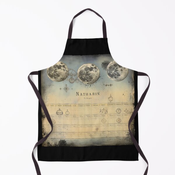 Item preview, Antique Lunar Cycle - Chic Vintage Moon Calendar designed and sold by Silver Medal.