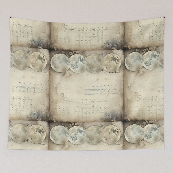 Item preview, Rustic Lunar Charm - Heirloom Style Moon Phases designed and sold by Silver Medal.