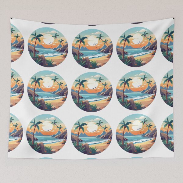 Item preview, The Beach Logo, Sticker, Wall arts, Art Prints and More designed and sold by Kevin Lou.