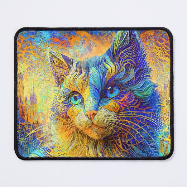 Item preview, Abstractions of abstract abstraction of cat. DeepDream #7993101835067 designed and sold by blackhalt.
