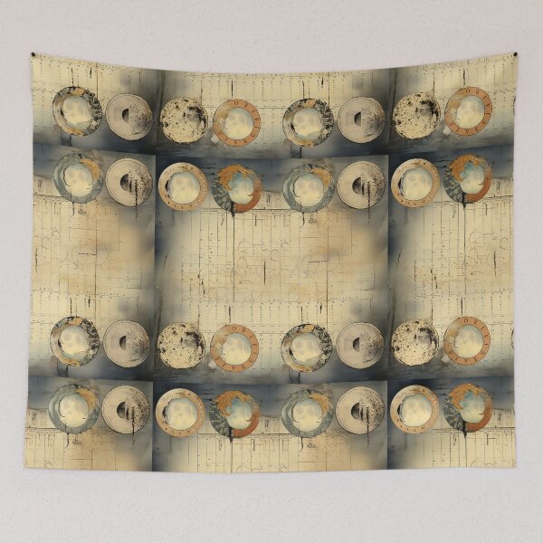 Item preview, Ephemeral Moon Elegance - Vintage Calendar Art designed and sold by Silver Medal.