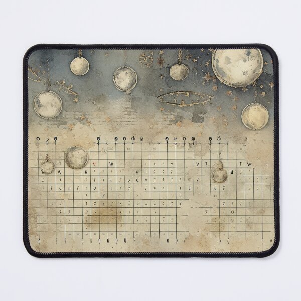 Item preview, Moon's Mystique - Antique Phases of the Moon Calendar designed and sold by Silver Medal.