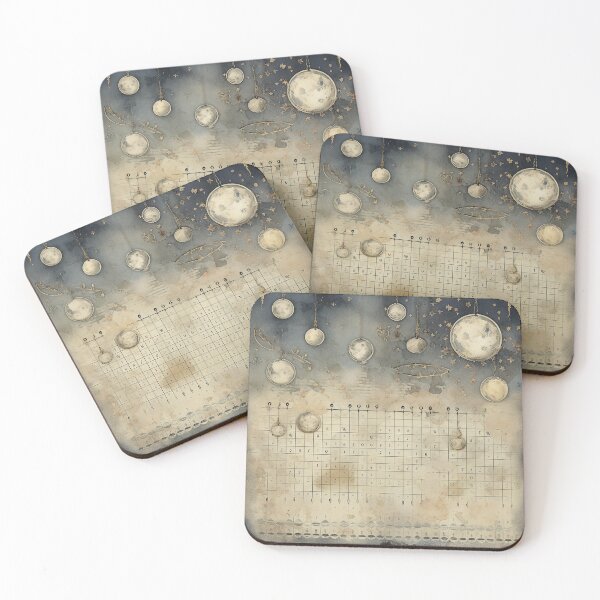 Item preview, Moon's Mystique - Antique Phases of the Moon Calendar designed and sold by Silver Medal.