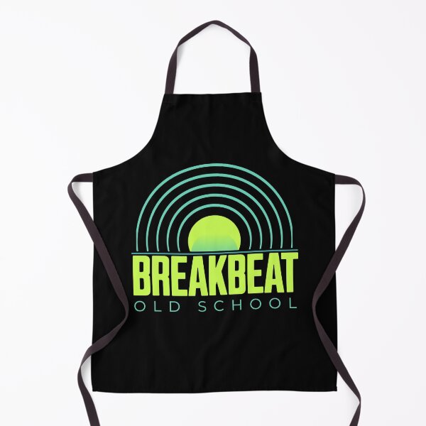Item preview, BREAKBEAT - Old School Records (Lime/Blue) designed and sold by Discothreadz.