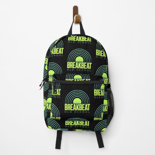 Item preview, BREAKBEAT  - Old School Records (Lime/Blue)  designed and sold by Discothreadz.