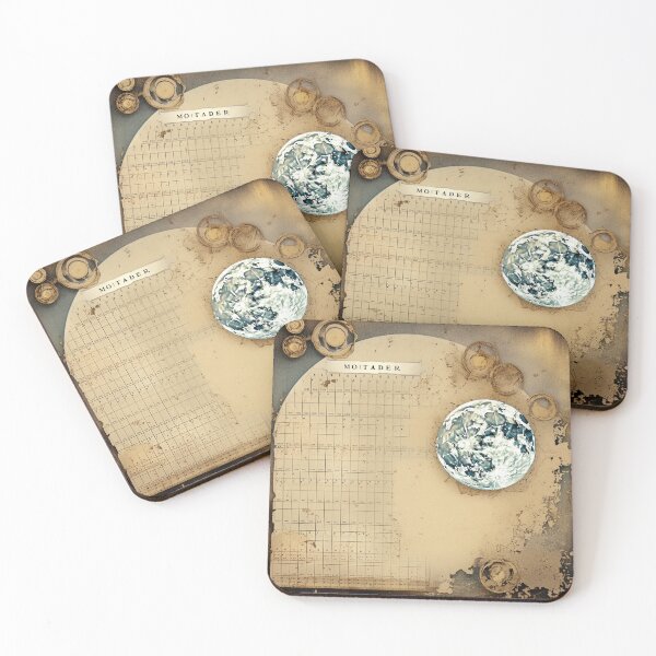Item preview, Timeless Moon Phase Atlas - Retro Astronomy Calendar designed and sold by Silver Medal.