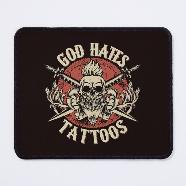 Item preview, God hates tattoos - What Does the Bible Say about Tattoos? designed and sold by Superdealkoeln.