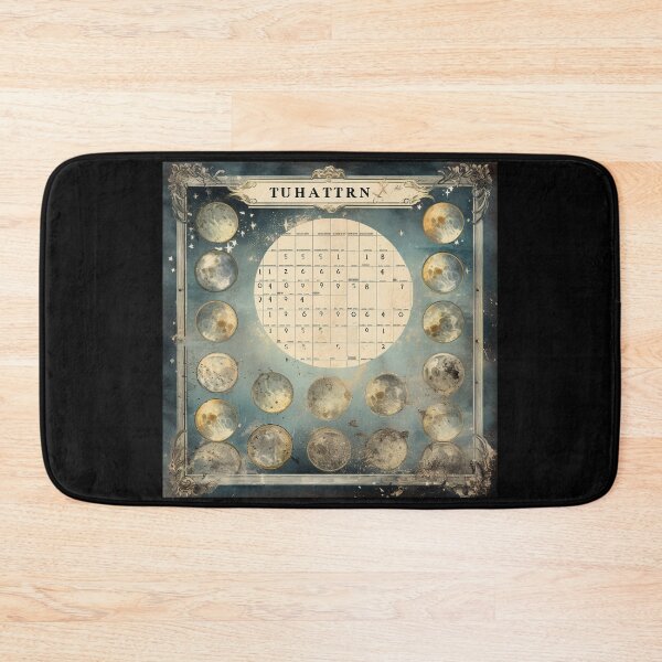 Item preview, Nostalgic Moon Phase Series - Retro Celestial Journey designed and sold by Silver Medal.