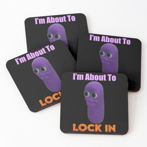 Item preview, Im About To Lock In Purple Worm designed and sold by SinMineral.