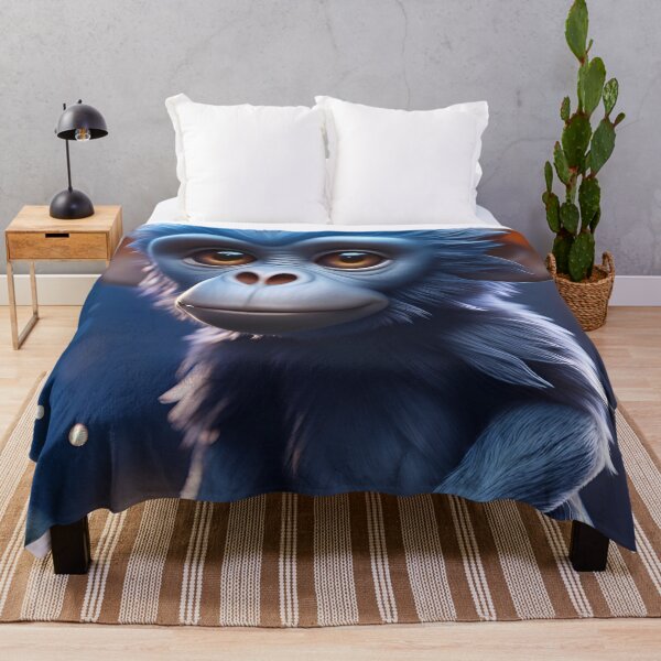 Item preview, Blue Cosmic Chimpanzee designed and sold by TheArtOfPat.