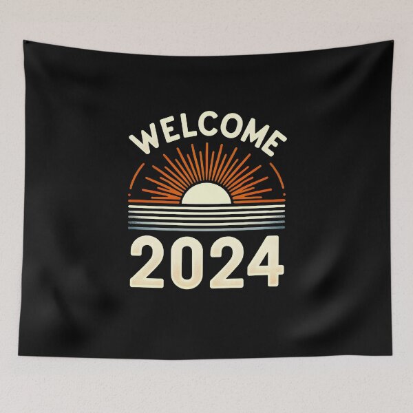 Item preview, Welcome 2024 Sunrise - Fresh Beginnings designed and sold by KNAA.